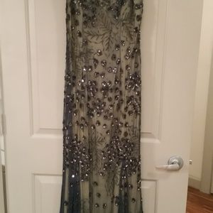Sean Collection Beaded Evening Wear Dress